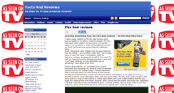 Desktop Screenshot of factsandreviews.com