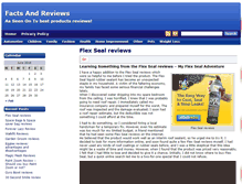 Tablet Screenshot of factsandreviews.com